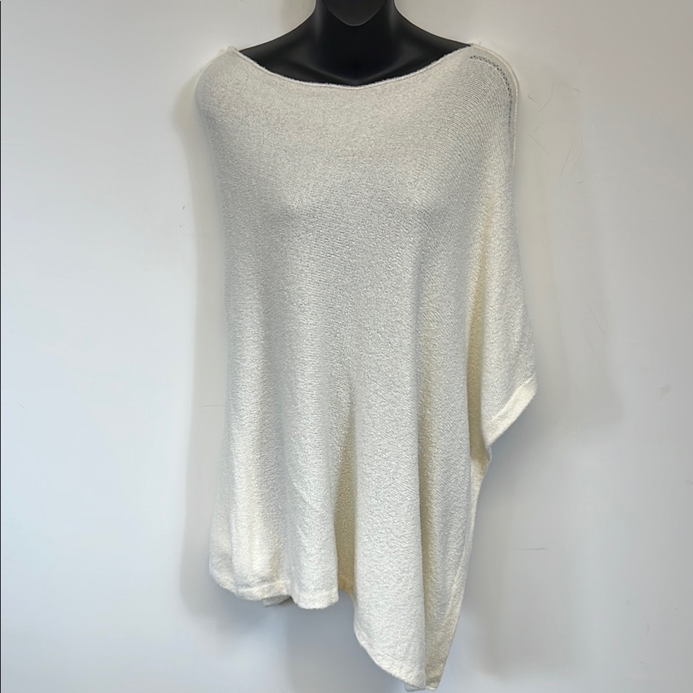 Demdaco Invest in Rest Elegant Chic Cozy Cream Women's Cape / Poncho One Size
